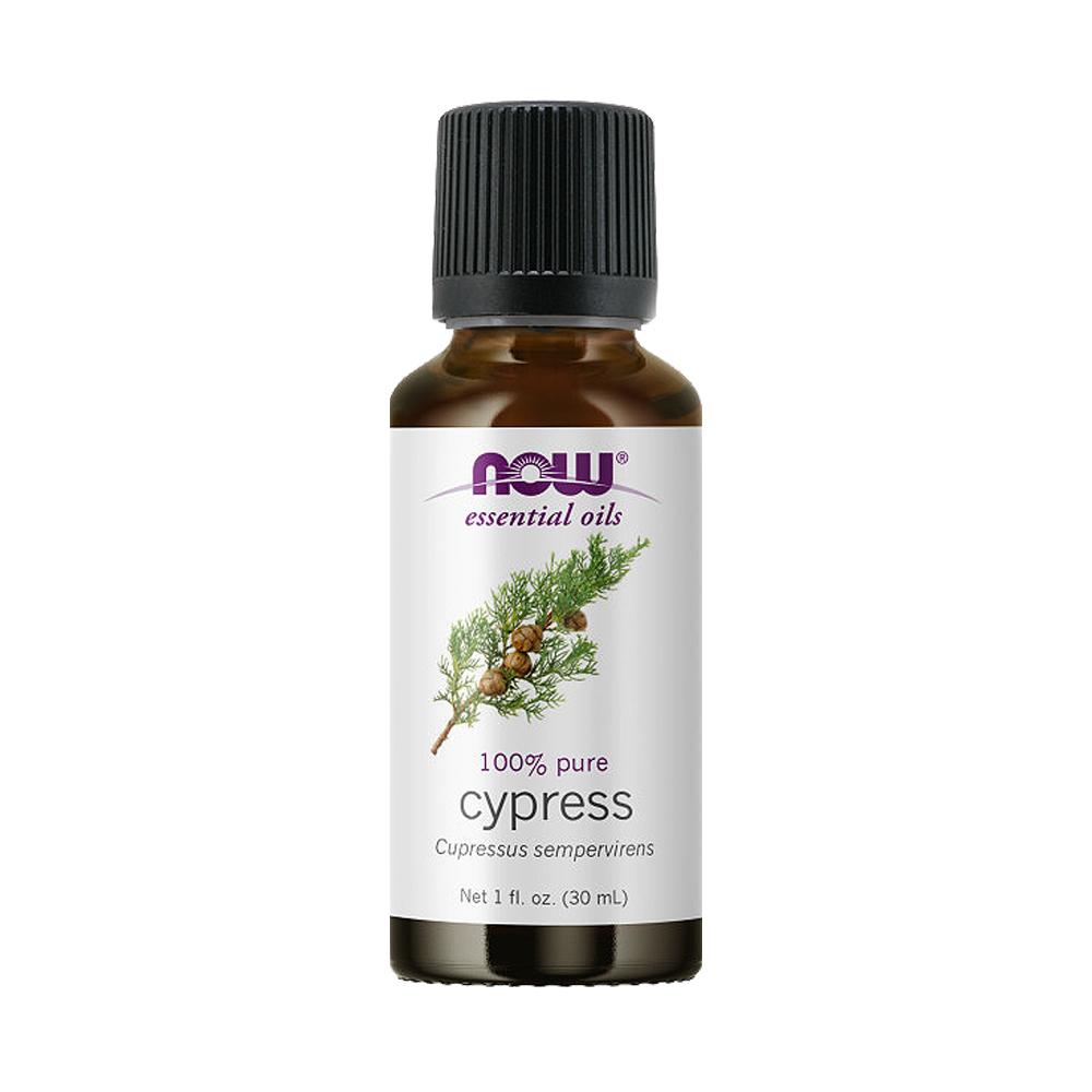 NOW Essential Oils, Cypress Oil, Balancing Aromatherapy Scent, Steam Distilled, 100% Pure, Vegan, Child Resistant Cap, 1-Ounce (30ml) Essential oils NOW Foods USA