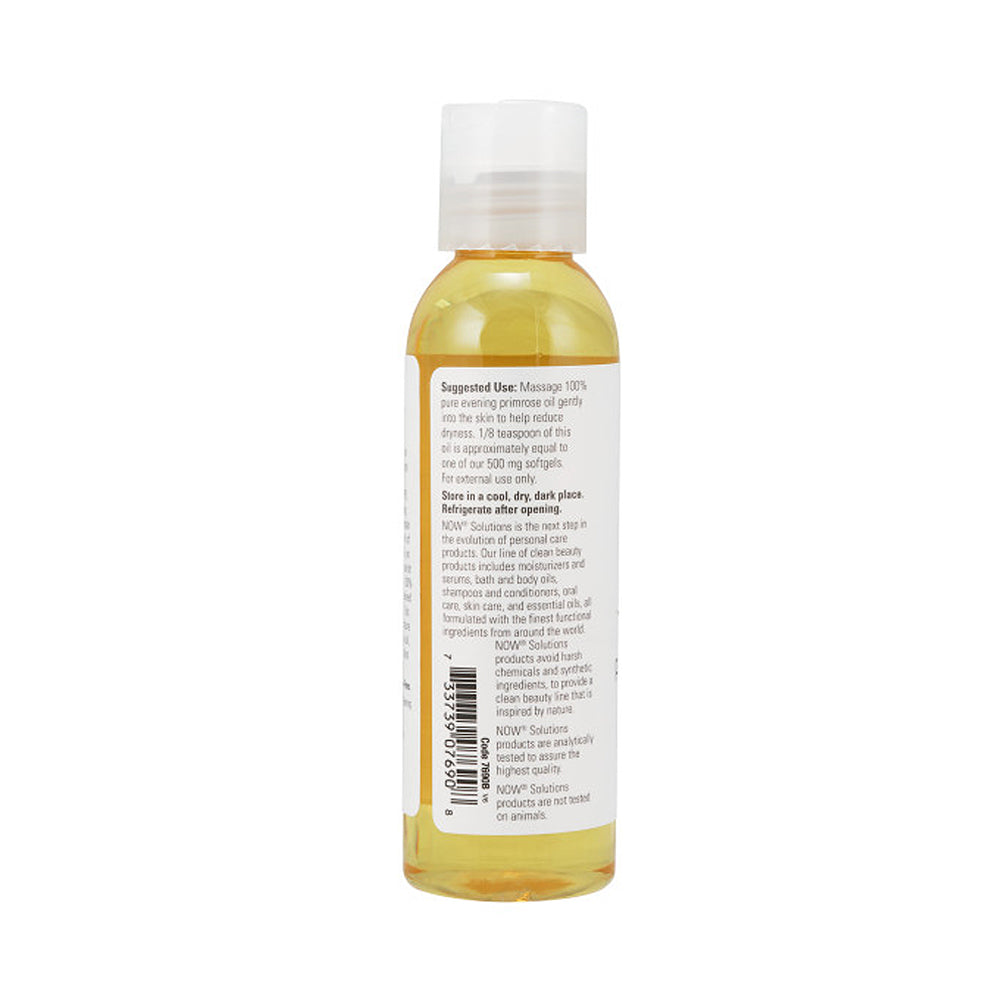 (60% OFF) NOW Solutions, Evening Primrose Oil, 100% Pure Moisturizing Oil, 4-Ounce (118 ml)--Best by 02/24 - Bloom Concept