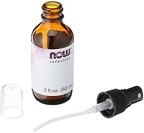 NOW Amber Glass Bottle Sprayer with Blank Label, For Custom Blends and DIY, 6x 2-Ounce Bottles (60ml) - Bloom Concept