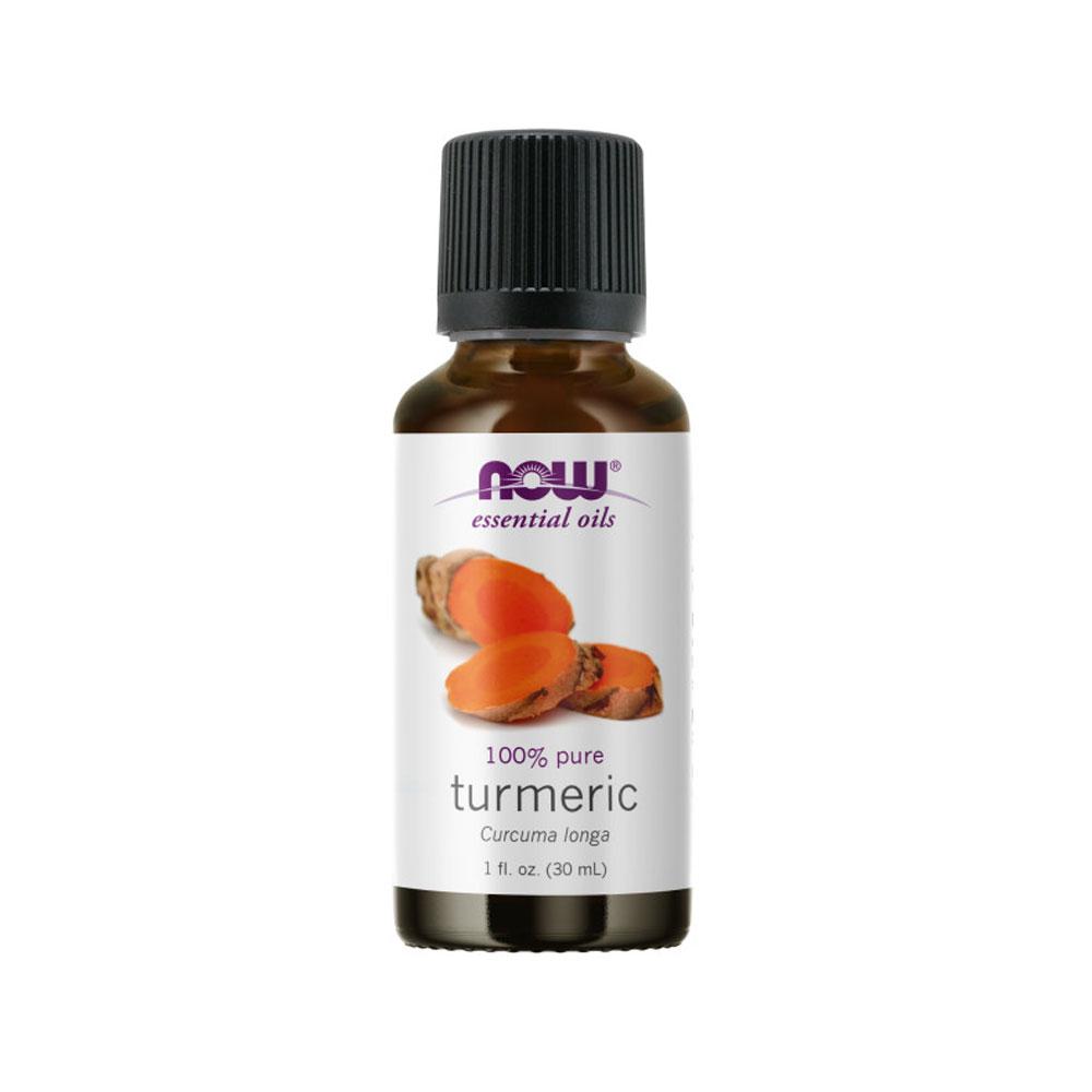 NOW Essential Oils, Turmeric Essential Oil, Soothing, Uplifting, Balancing, 100% Pure, Child-Resistant Cap, 1-Ounce (30ml) Essential oils NOW Foods USA