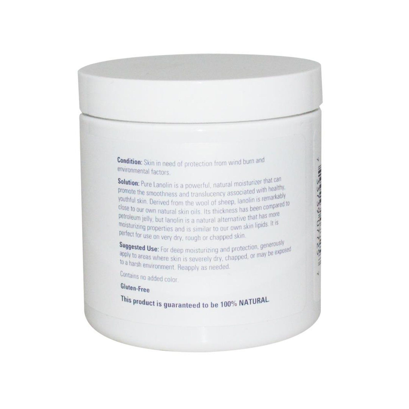 NOW Solutions, Pure Lanolin, Wind and Harsh Environment Skin Protectant, Thick Jelly, For Rough Dry Skin, 7-Ounce (207 ml) Personal Care NOW Foods USA