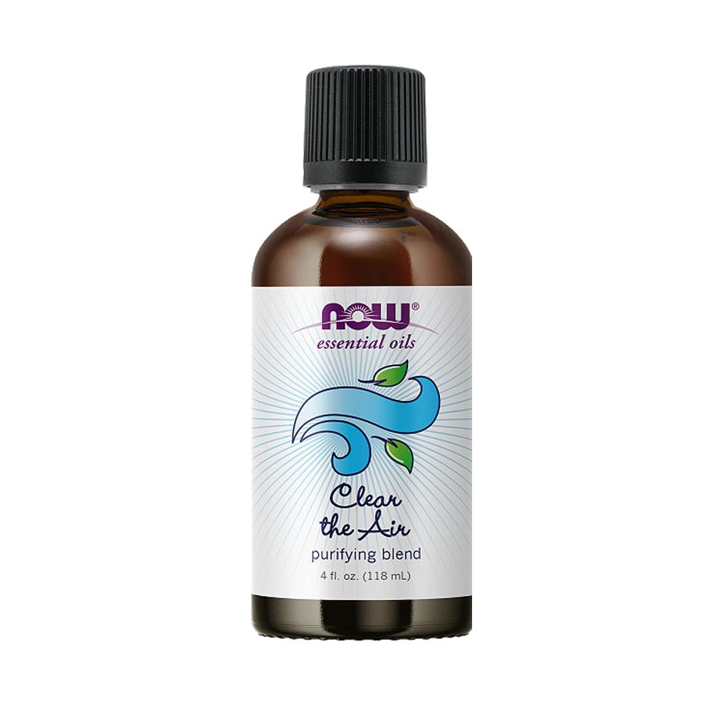 NOW Essential Oils, Clear the Air Oil Blend, Purifying Aromatherapy Scent, 1-Ounce (118 ml) - Bloom Concept