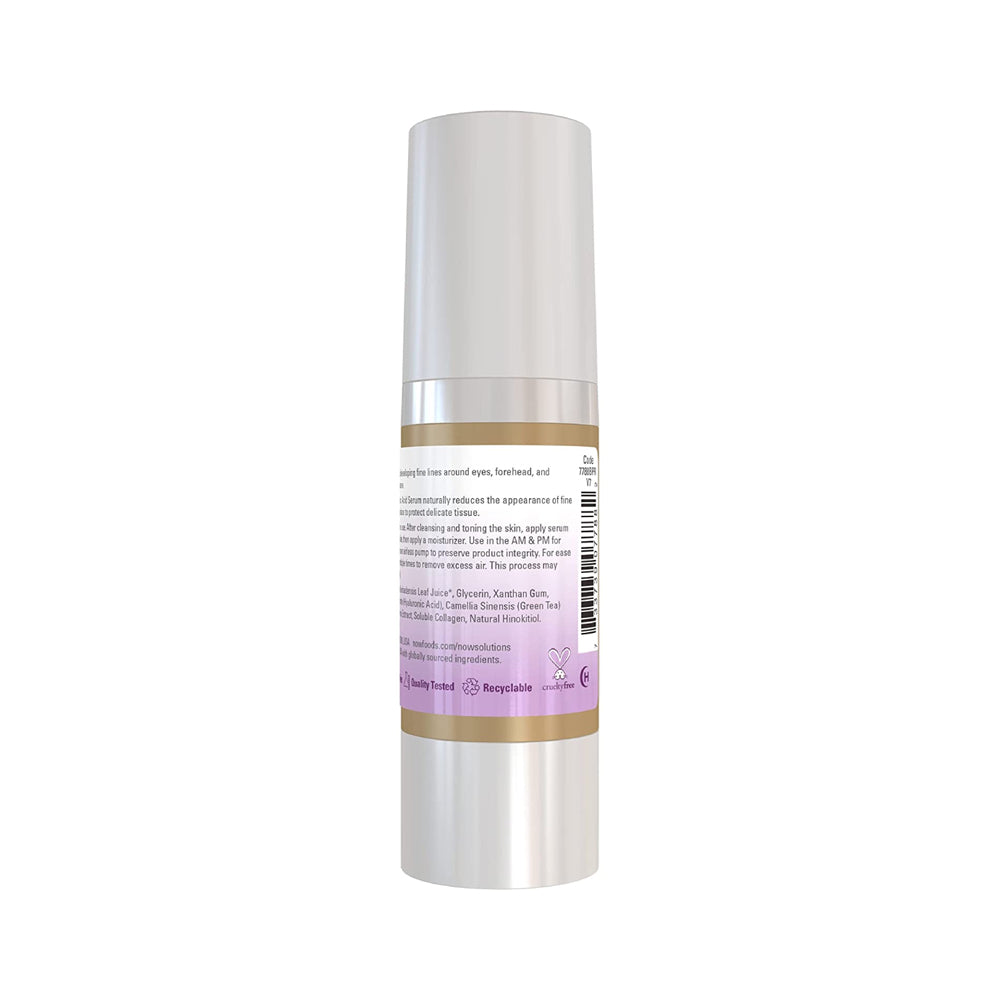 (20% OFF) NOW Solutions, Hyaluronic Acid Firming Serum, Naturally Reduces Appearance of Fine Lines, 1 fl oz (30 ml)-Best by 03/24 - Bloom Concept