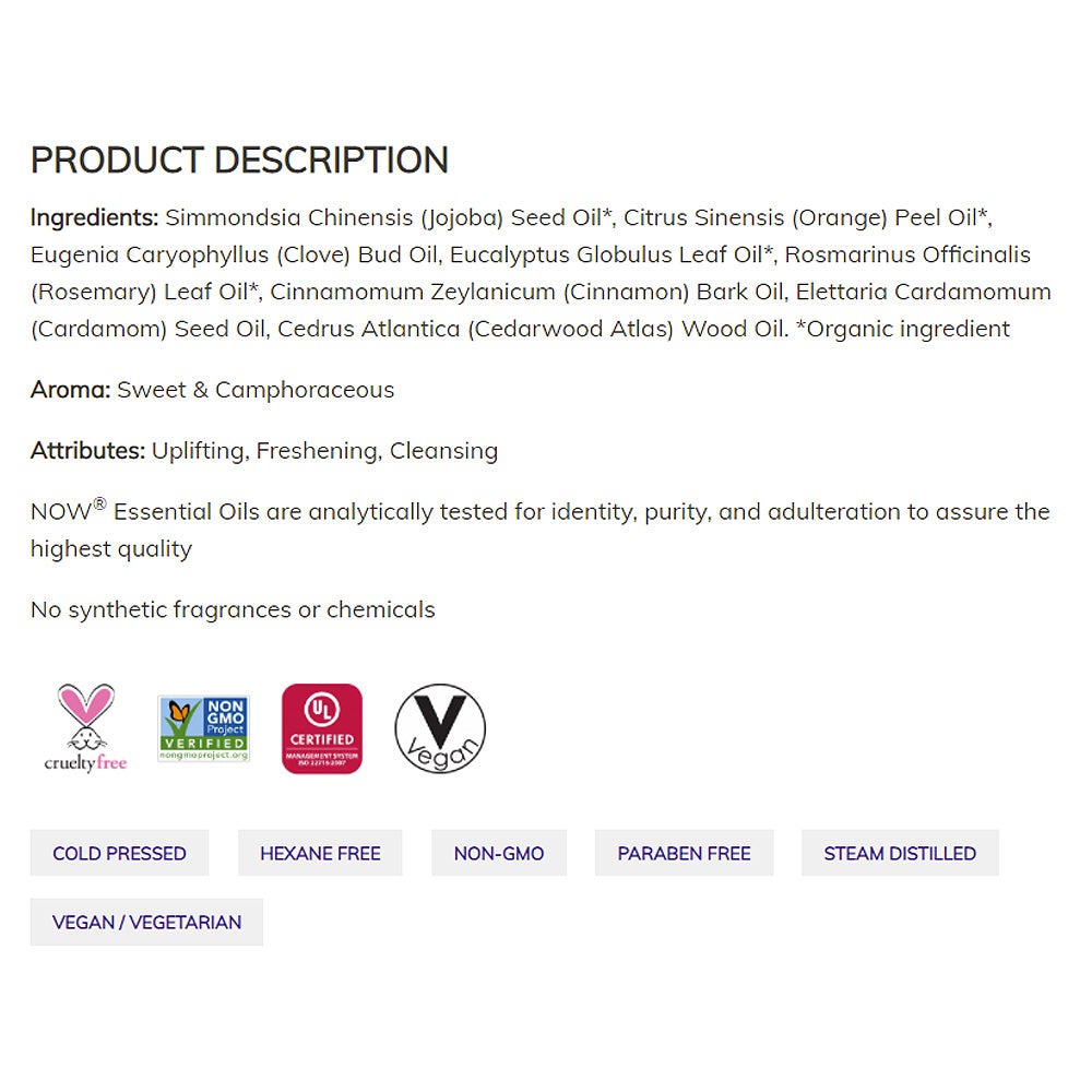 (30% OFF) NOW Essential Oils, Seasonal Defense Roll On, Non-GMO Project Verified, Cleansing Blend, Steam Distilled, Topical Aromatherapy, 10-mL--Best by 02/24 - Bloom Concept