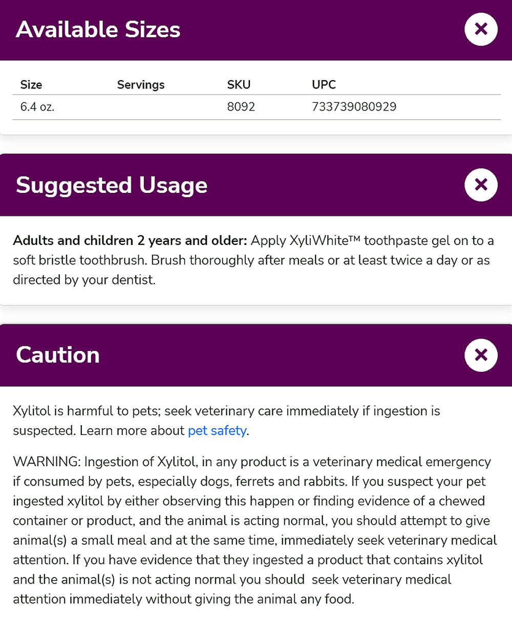 NOW Foods XyliWhite Cinnafresh Toothpaste Gel, 6.4 oz (181g) Personal Care NOW Foods USA