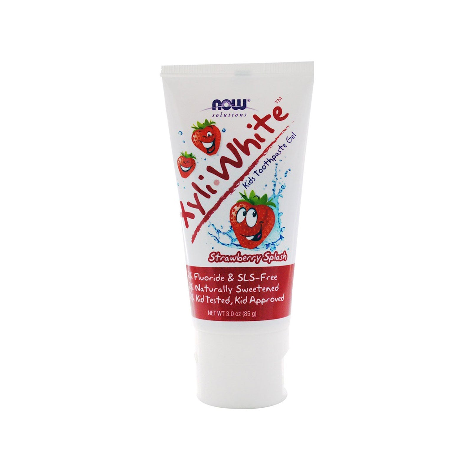 NOW Solutions, Xyliwhite™ Toothpaste Gel for Kids, Strawberry Splash Flavor, Kid Approved! 3-Ounce, packaging may varyy (85 g) Personal Care NOW Foods USA