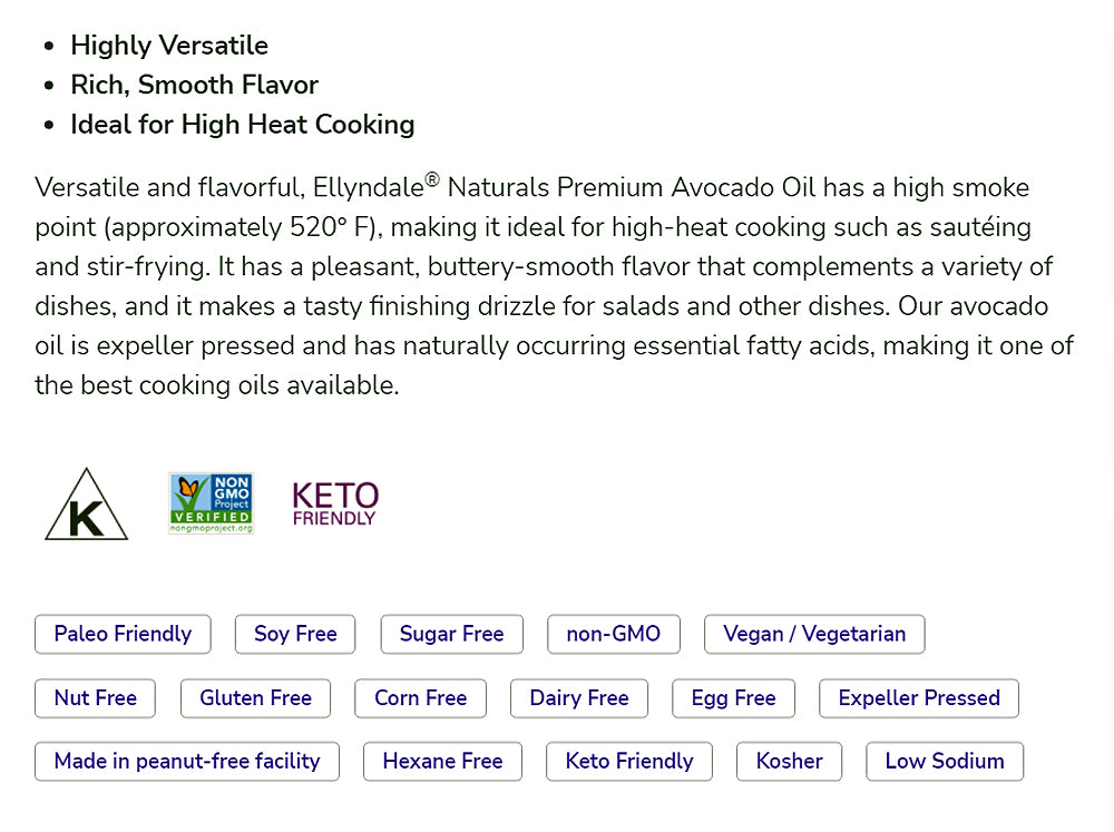 (50% OFF) NOW Foods, Avocado Cooking Oil in Glass Bottle, Rich Smooth Flavor, Expeller Pressed, Certified Non-GMO, 16.9-Ounce (500ml)--Best by 02/24 - Bloom Concept