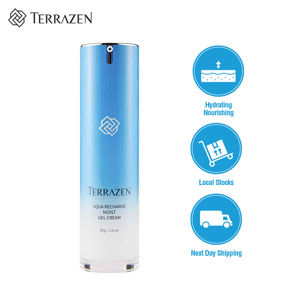 Terrazen Aqua Recharge Moist Gel Cream 15ml/60g - Balancing Aqua Gel Cream - Bloom Concept