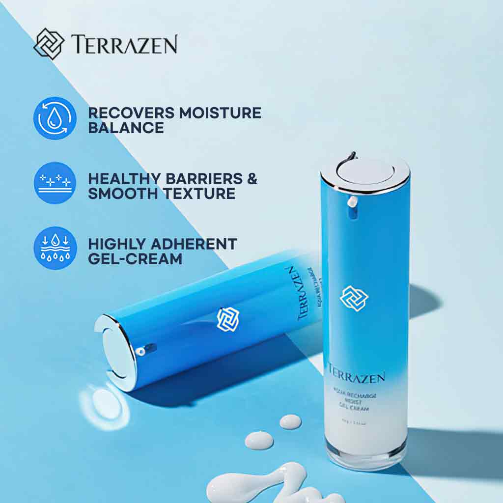 Terrazen Aqua Recharge Moist Gel Cream 15ml/60g - Balancing Aqua Gel Cream - Bloom Concept