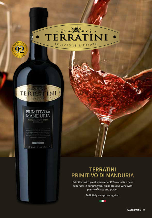Terratini Primitivo Di Manduria Red Wine 2020 - Bloom Concept