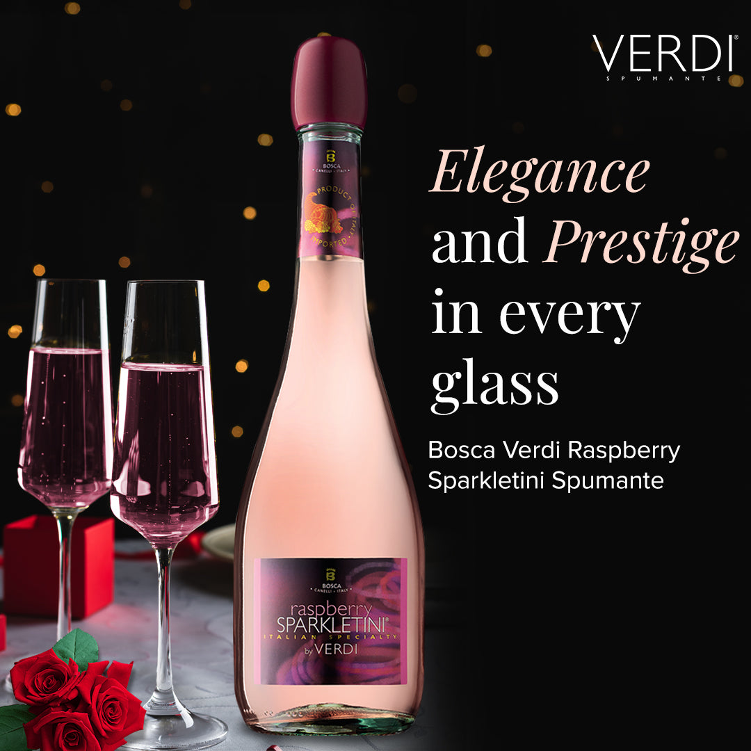 Bosca Verdi Raspberry Sparkletini Spumante N.V. - Bloom Concept