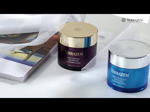 Terrazen Aqua Recharge Whitening Sleeping Mask 80ml - Overnight Rejuvenation for Brighter, More Hydrated Skin