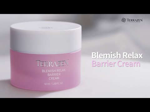 Terrazen Blemish Relax Barrier Cream 50ml - Clear Blemishes & Repair Sensitive Skin, Lightweight & Effective