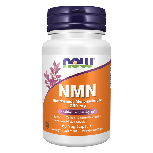 NOW Supplements, NMN 250 mg, Supports Healthy Aging*, 60 Veg Caps