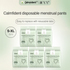 Calmfident Mint Green - XL * 5pcs Disposable Period Pants Calmfident