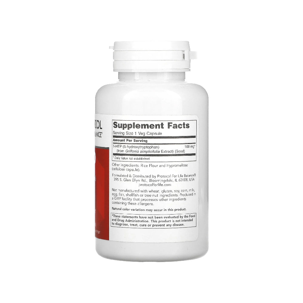 Protocol for Life Balance, 5-HTP, 100 mg, 90 Veg Capsules Healthy Mood Protocol For Life Balance