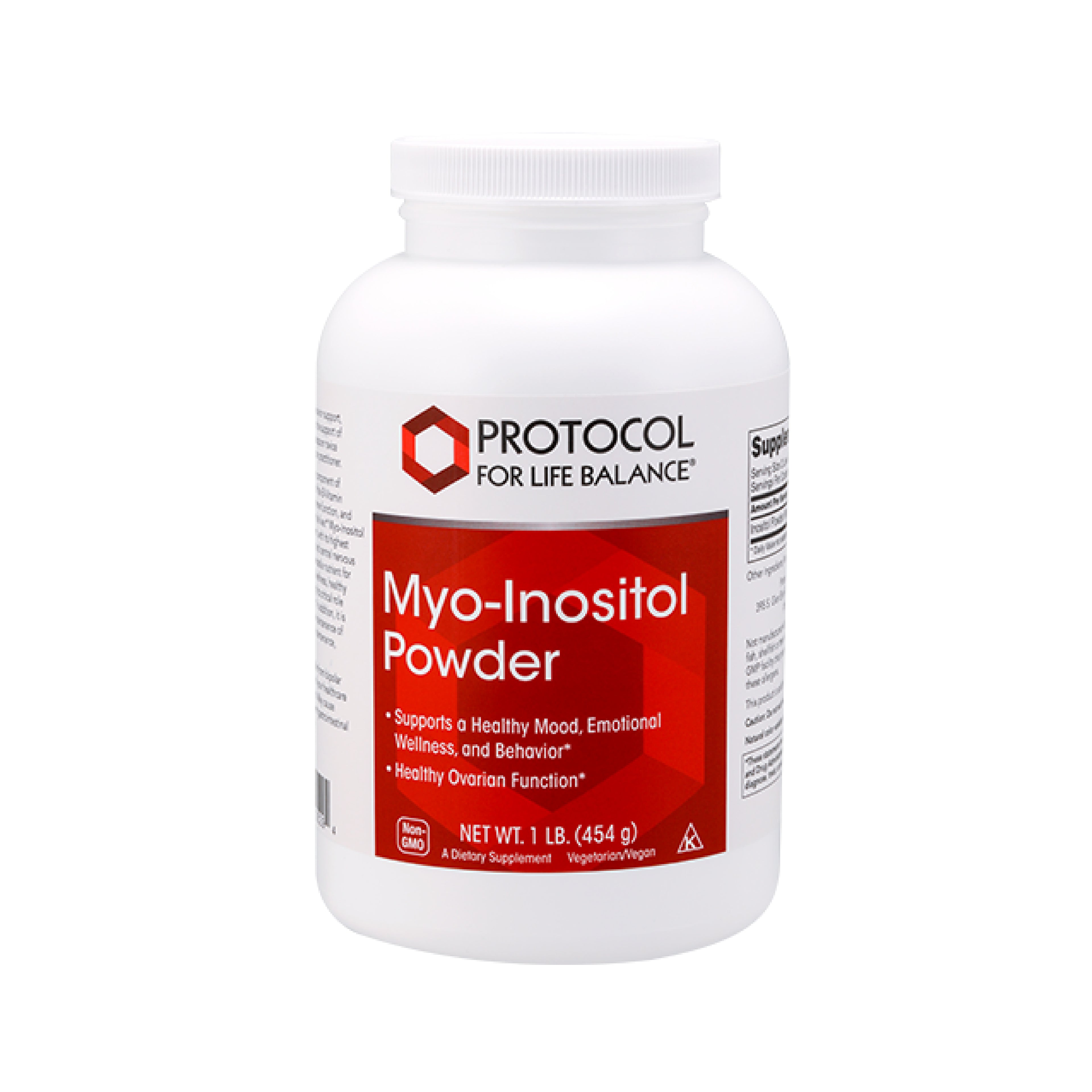Protocol for Life Balance, Myo-Inositol Powder, 1 lb (454 g) Healthy Mood Protocol For Life Balance