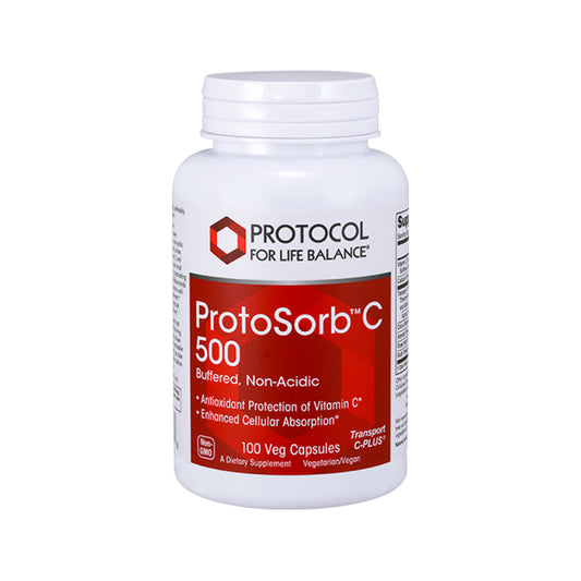 Protocol for Life Balance, ProtoSorbC 500, 100 Veg Capsules - Bloom Concept