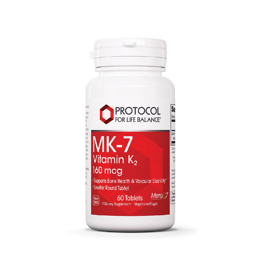 Protocol for Life Balance, MK-7 Vitamin K2, 160 mcg, 60 Tablets - Bloom Concept