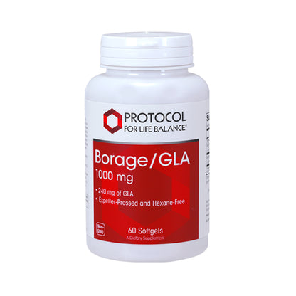 Protocol for Life Balance, Borage/GLA, 1,000 mg, 60 Softgels Vitamins &amp; Supplements Protocol For Life Balance