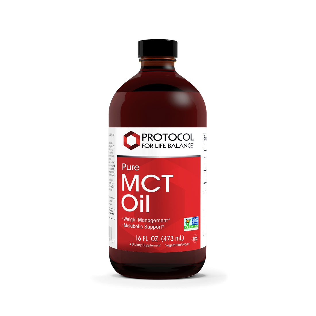 Protocol for Life Balance, Pure MCT Oil, 16 fl. oz. (473 mL) Vitamins &amp; Supplements Protocol For Life Balance