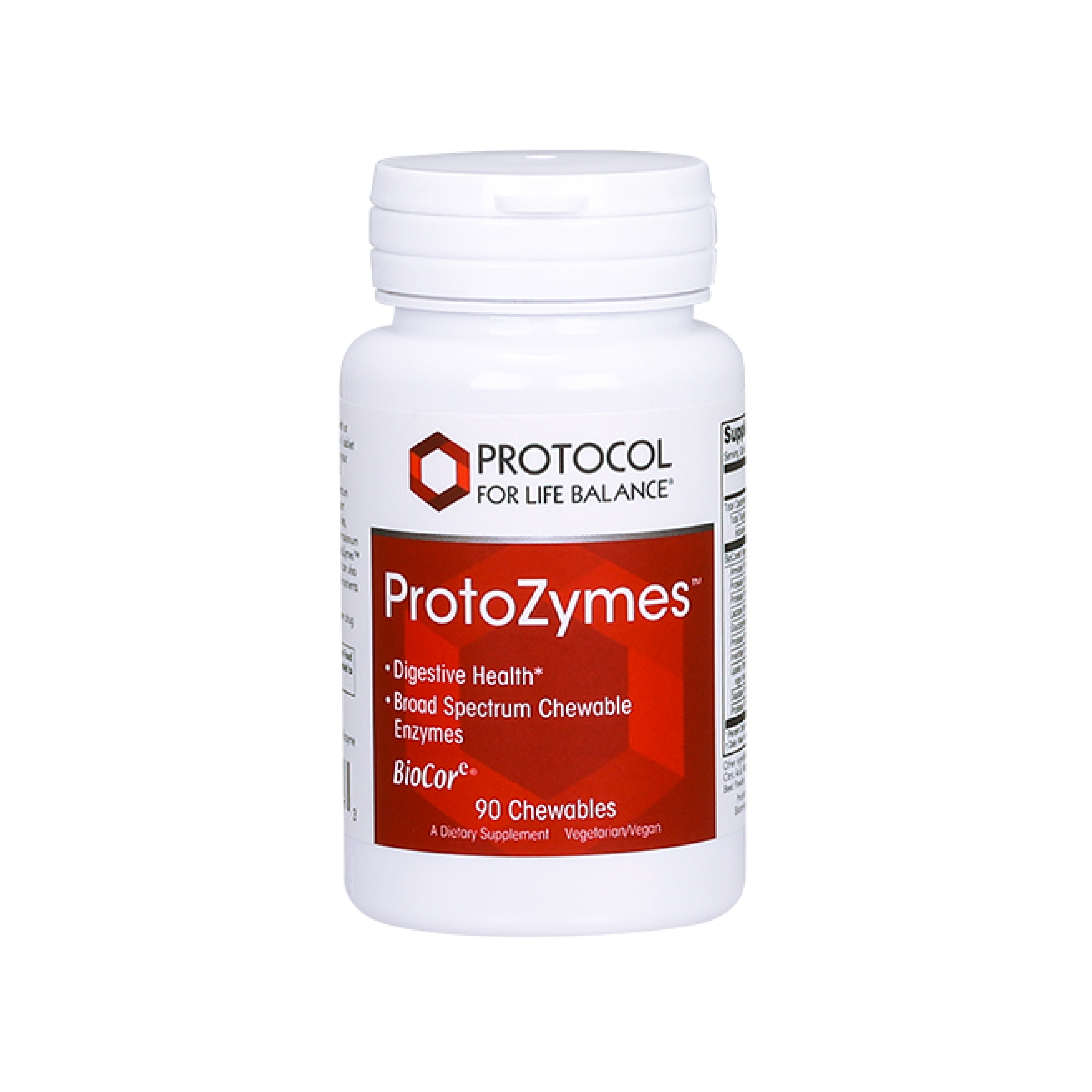 Protocol for Life Balance, ProtoZymes, 90 Chewables Vitamins &amp; Supplements Protocol For Life Balance