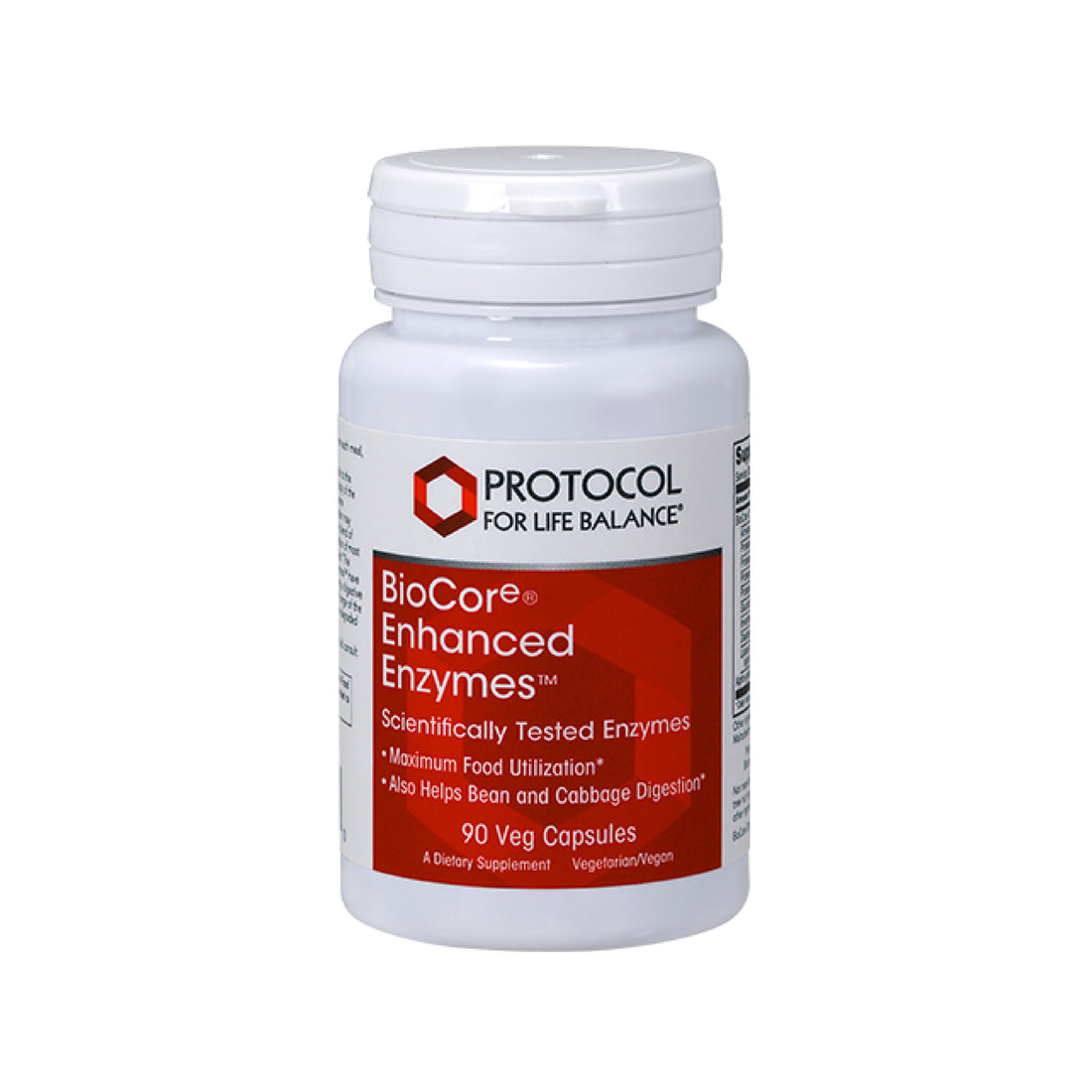 Protocol for Life Balance, BioCore Enhanced Enzymes, 90 Veg Capsules Vitamins &amp; Supplements Protocol For Life Balance