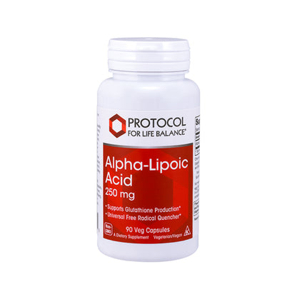 Protocol for Life Balance, Alpha-Lipoic Acid, 250 mg, 90 Veg Capsules Vitamins &amp; Supplements Protocol For Life Balance