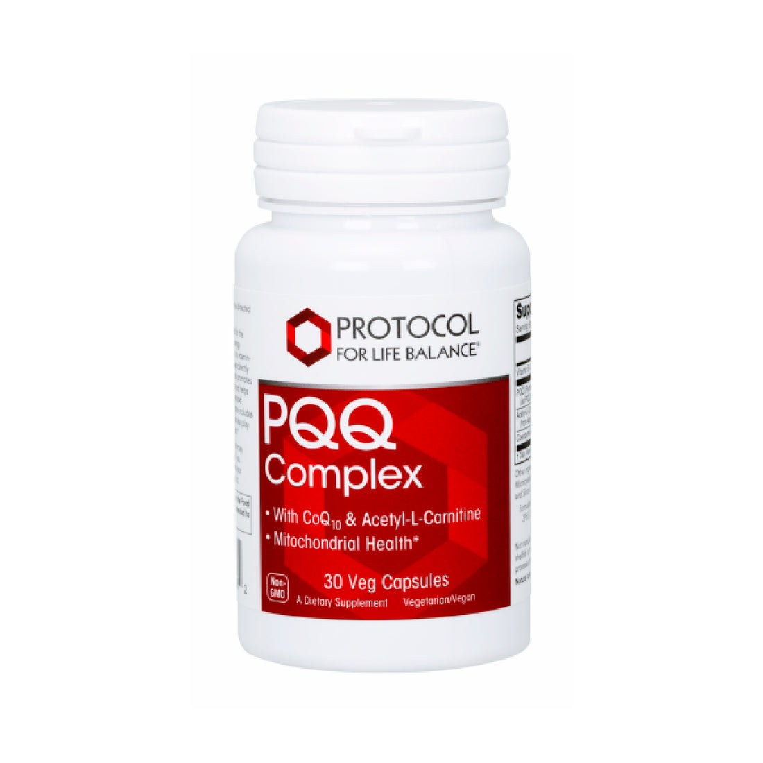 Protocol for Life Balance, PQQ Complex, 30 Veg Capsules Vitamins &amp; Supplements Protocol For Life Balance