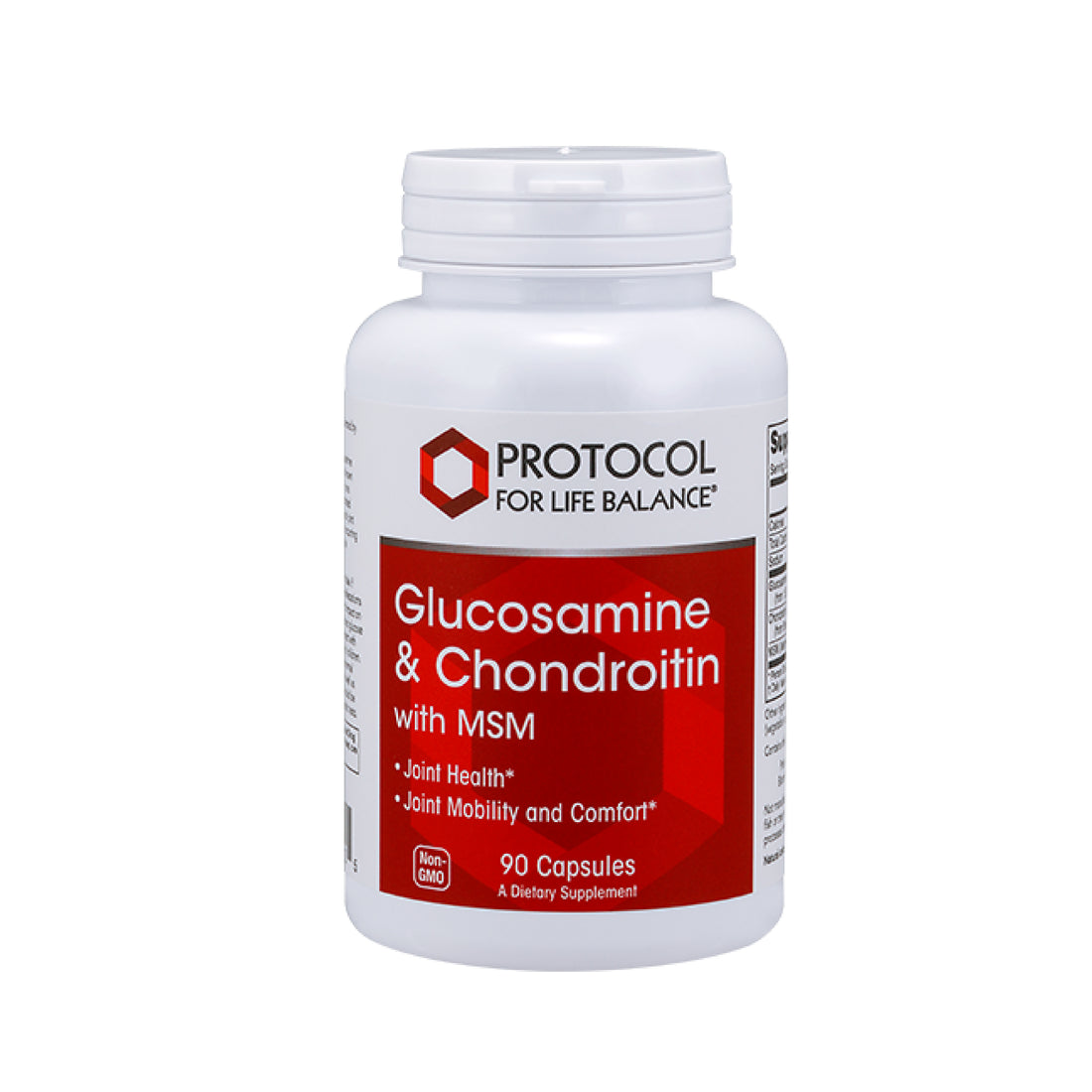 Protocol for Life Balance, Glucosamine &amp; Chondroitin with MSM, 90 Veg Capsules Joint Health Protocol For Life Balance
