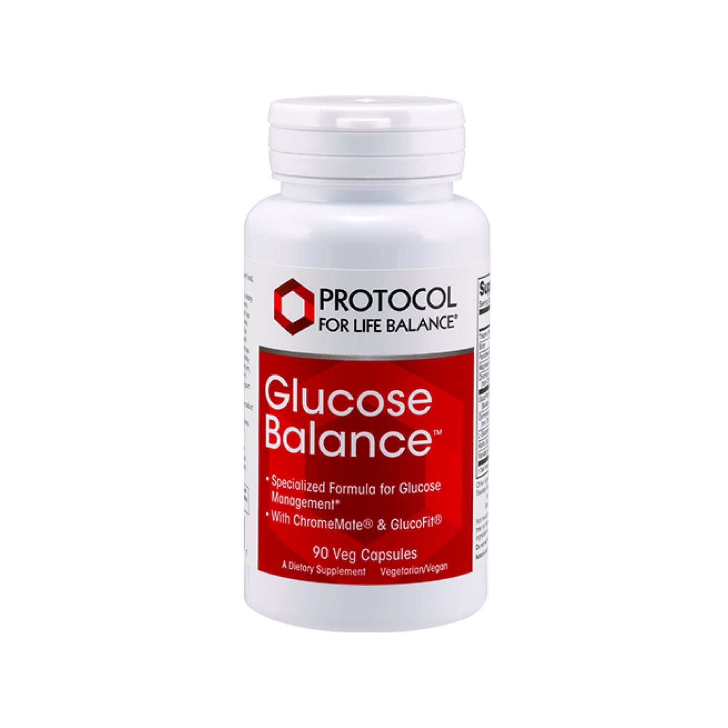 Protocol for Life Balance, Glucose Balance, 90 Veg Capsules - Bloom Concept