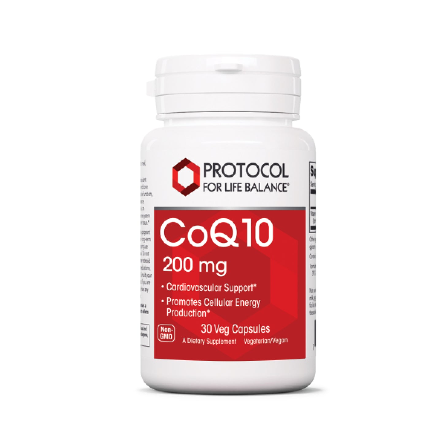 Protocol for Life Balance, CoQ10, 200 mg, 30 Veg Capsules - Bloom Concept