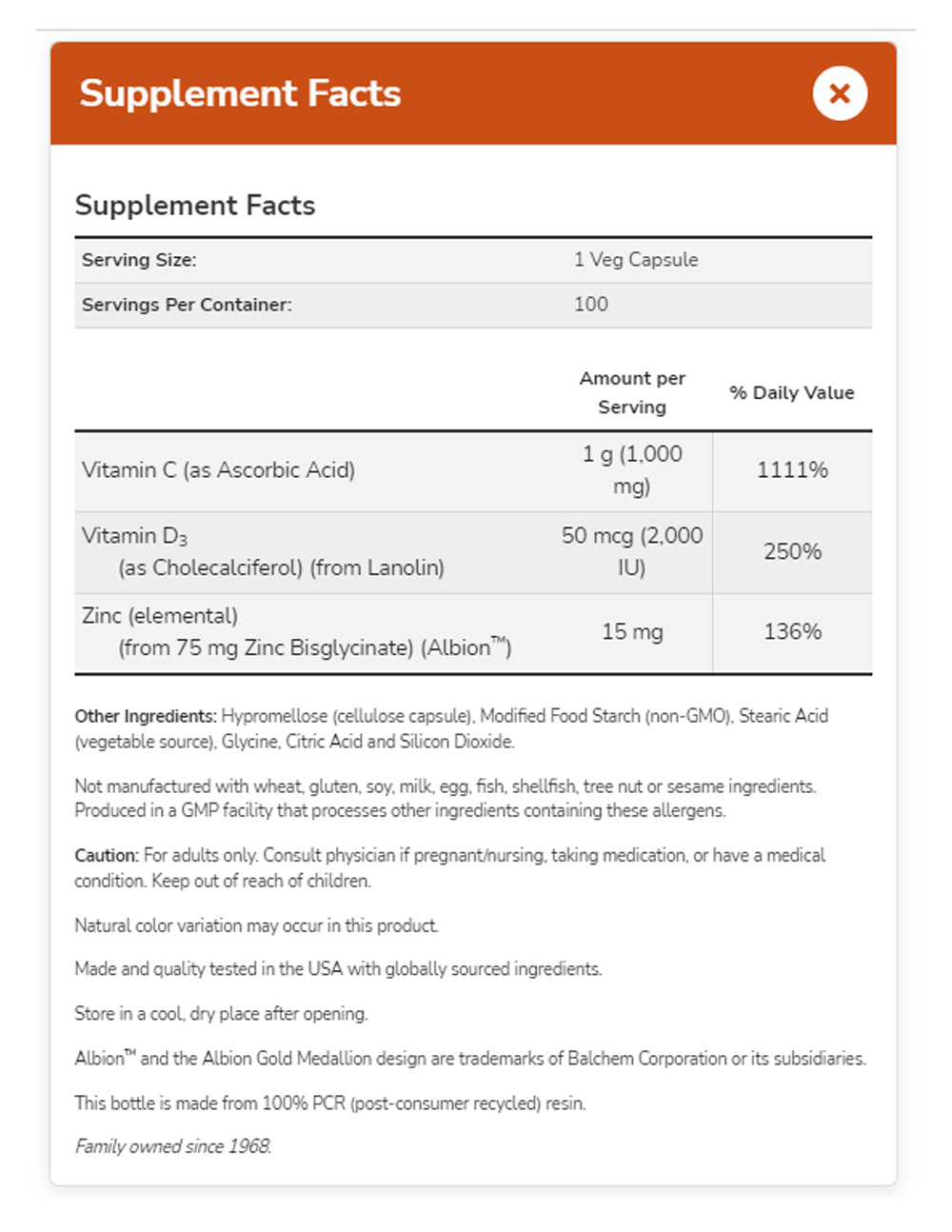 NOW Supplements, C-1000 Zinc & D-3, Seasonal Immune Support, 100 Veg Capsules - Bloom Concept