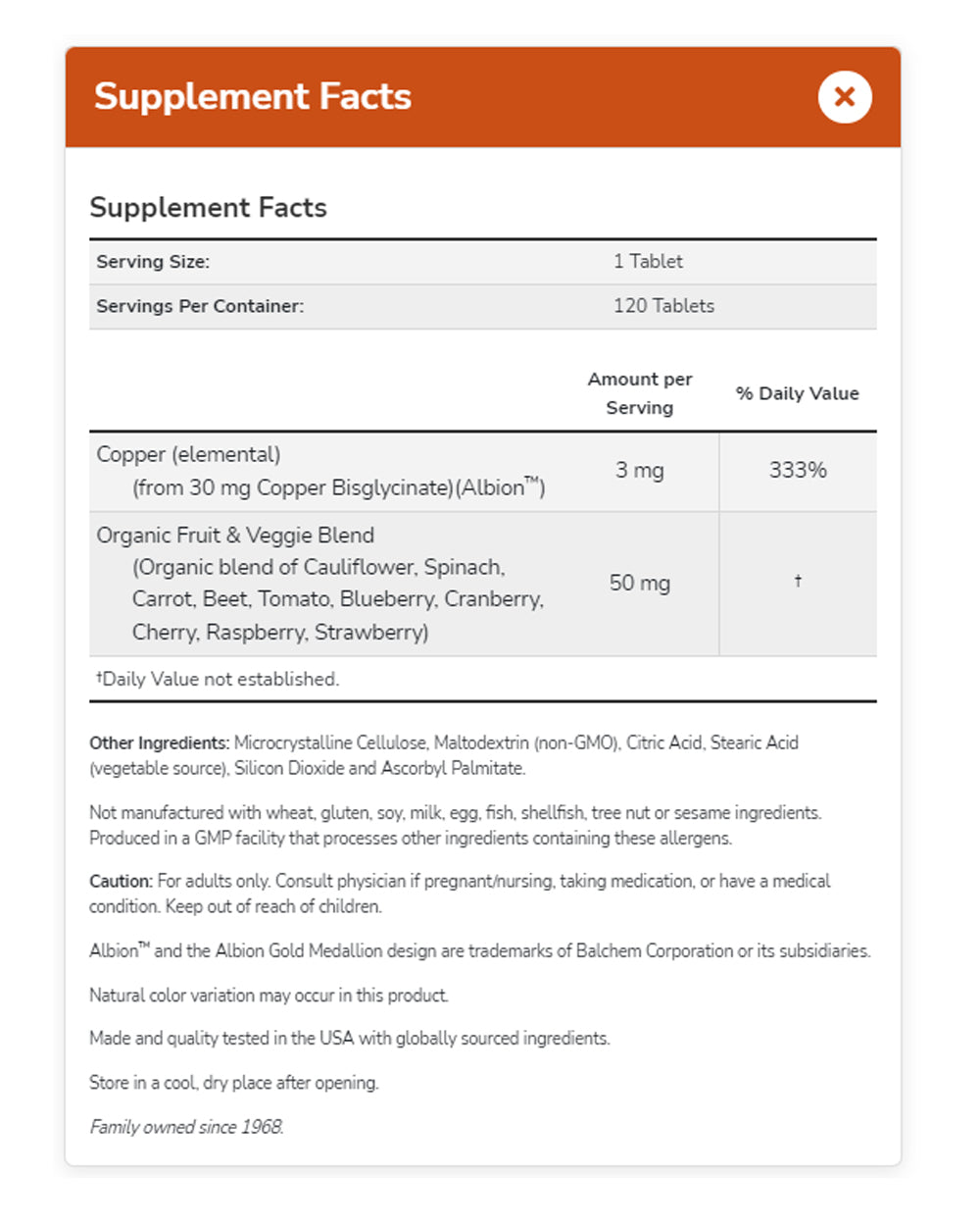 Now Foods Copper Glycinate With 3mg Albion Copper, Promotes Structural Health, 120 Tablets - Bloom Concept