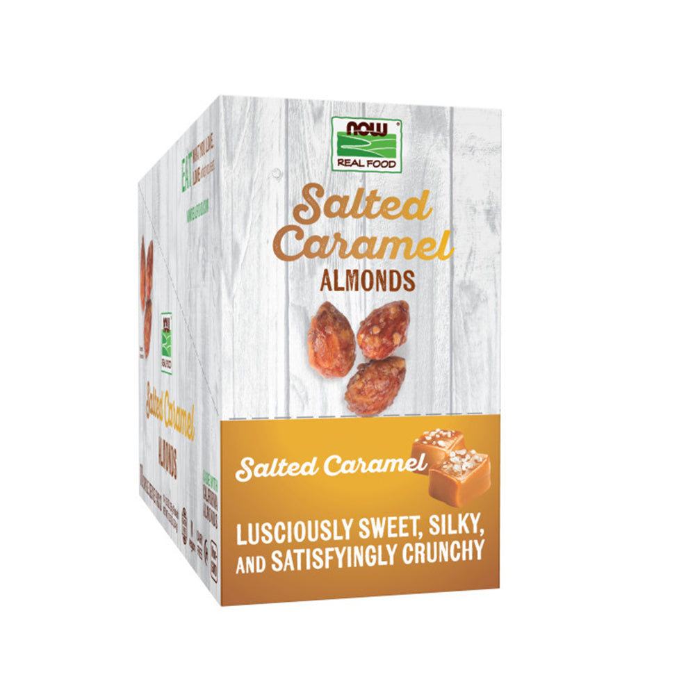 NOW Foods, Salted Caramel Almonds, Crafted in Small Batches, 10 Single Packets Natural Foods NOW Foods USA