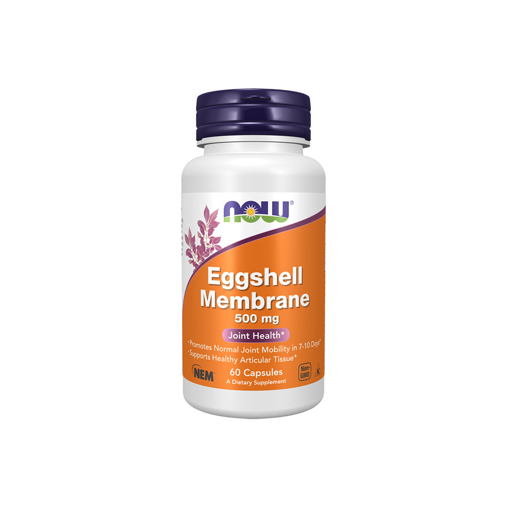 NOW Supplements, Eggshell Membrane (A Unique Biological Matrix Composed of Major Joint Constituents) 500 mg, 60 Veg Capsules Vitamins &amp; Supplements NOW Foods USA