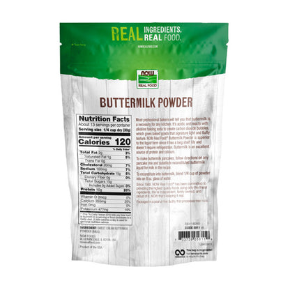 NOW Foods, Buttermilk Powder with Protein and Calcium, Product of the USA, 14-Ounce (397g) Natural Foods NOW Foods USA