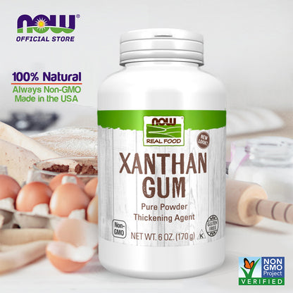NOW Foods, Xanthan Gum Pure Powder, Kosher and Gluten-Free Natural Thickener, 6-Ounce (170g) Natural Foods NOW Foods USA