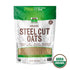 NOW Foods, Organic Steel Cut Oats, Source of Fiber, 100% Whole Grain, USA-Grown, 2-Pound (907g) Natural Foods NOW Foods USA