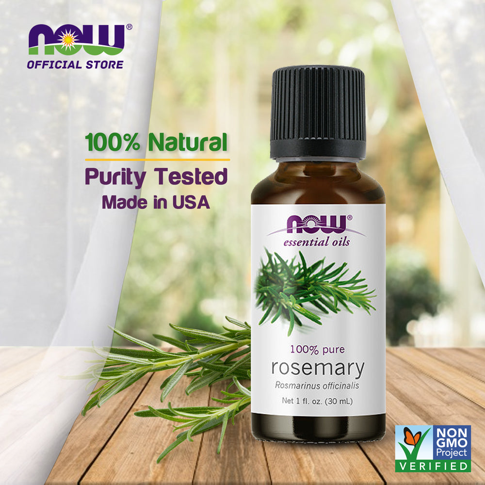 Now Essential Oils Rosemary Oil - 1 fl oz bottle