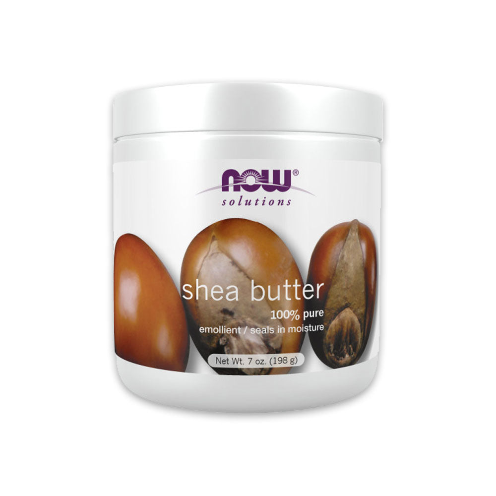 NOW Solutions, Shea Butter, Skin Emollient, Seals in Moisture for Dry Rough Skin, 7-Ounce (207ml) - Bloom Concept