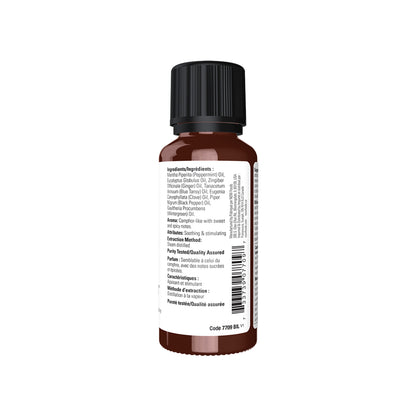 NOW Essential Oils, Muscle Zen™ Essential Oil Blend for Sports Massage, Steam Distilled, 1-Ounce (30ml) Essential oils NOW Foods USA