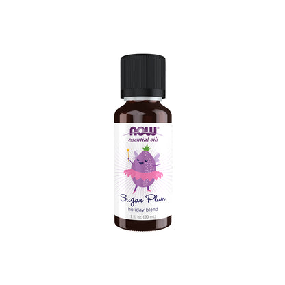 NOW Essential Oils, Sugar Plum Oil Blend, 1 fl. oz. (30ml) Essential oils NOW Foods USA