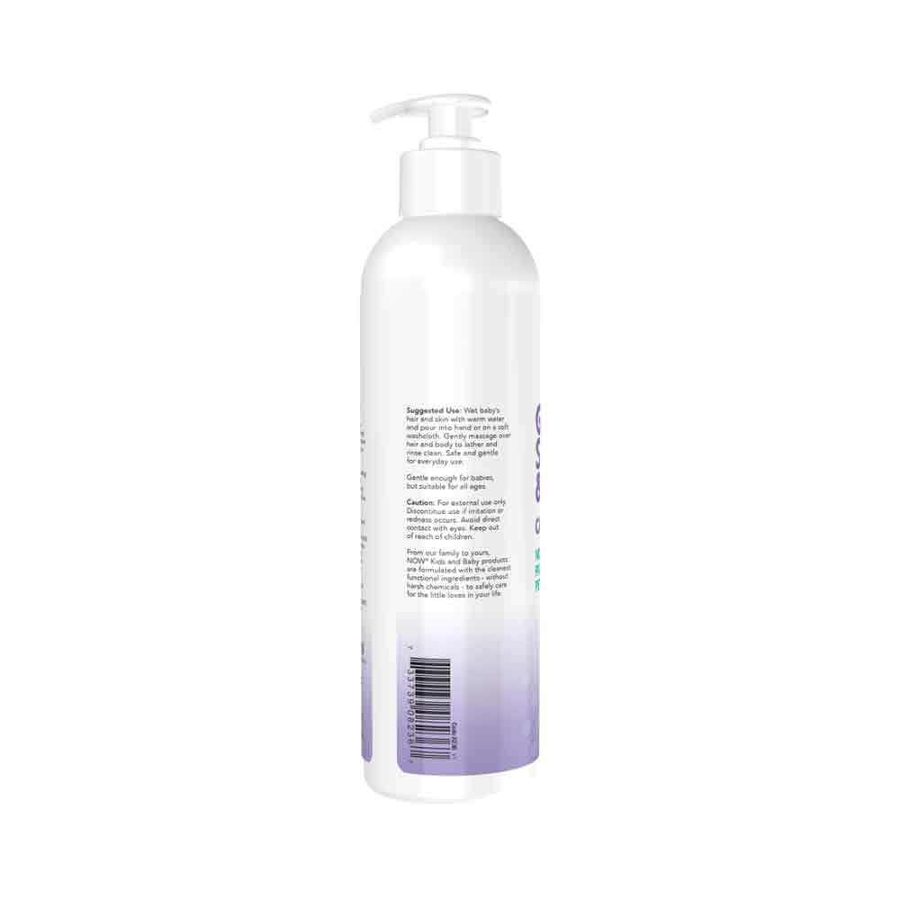 NOW Baby, Gentle Shampoo and Wash, Calming Lavender, Paraben Free, 8 Fluid Ounces (237ml) - Bloom Concept