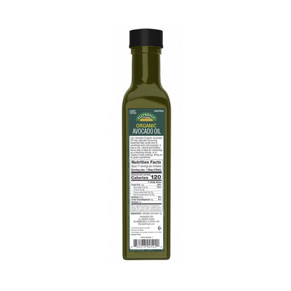 NOW Foods EllynDale Avocado Cooking Oil, Organic in Glass Bottle, 8.45 fl. oz (250ml) Natural foods NOW Foods USA