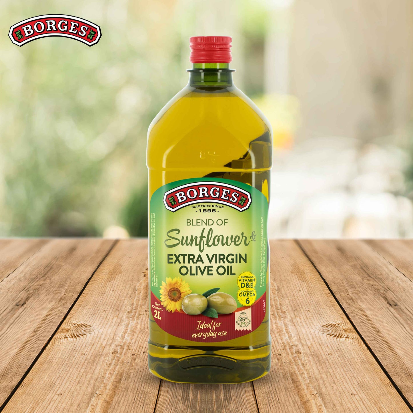 BORGES Sunflower and Extra Virgin Olive Oil 2L - Bloom Concept