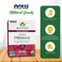 Now Foods, Organic Real Tea, Organically Hip Hibiscus, Caffeine-Free, 24 Tea Bags, 1.7 oz (48 g) Natural Foods NOW Foods USA