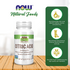 NOW Foods, Citric Acid, Sprouting Aid, Great Substitute for Salt, Preservative Found in Citrus Fruits, 4-Ounce (113g) Natural Foods NOW Foods USA