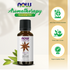 NOW FOODS Essential Oils, Anise Oil, Balancing Aromatherapy Scent, Steam Distilled, 100% Pure, Vegan, Child Resistant Cap, 1-Ounce (30 ml) Essential oils NOW Foods USA