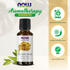 NOW Foods Frankincense Oil Blend, 20% Blend of Pure Frankincense Oil in Pure Jojoba Oil, Centering Aromatherapy Scent,1-Ounce (30ml) Essential oils NOW Foods USA